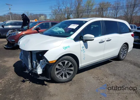 2023 Honda Odyssey Ex-L из США, поврежденный, VIN 5FNRL6H67PB038153